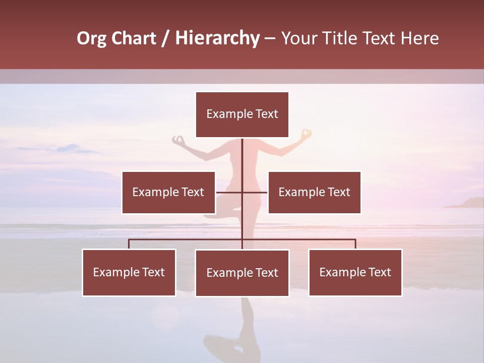 Meditation, Stand On One Leg PowerPoint Template