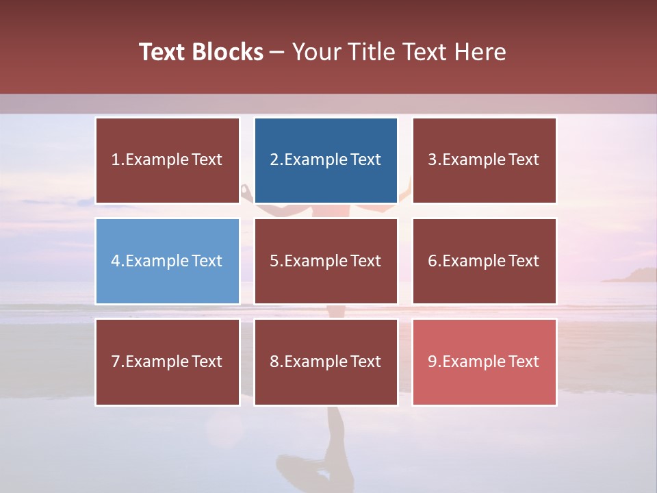 Meditation, Stand On One Leg PowerPoint Template