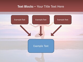 Meditation, Stand On One Leg PowerPoint Template