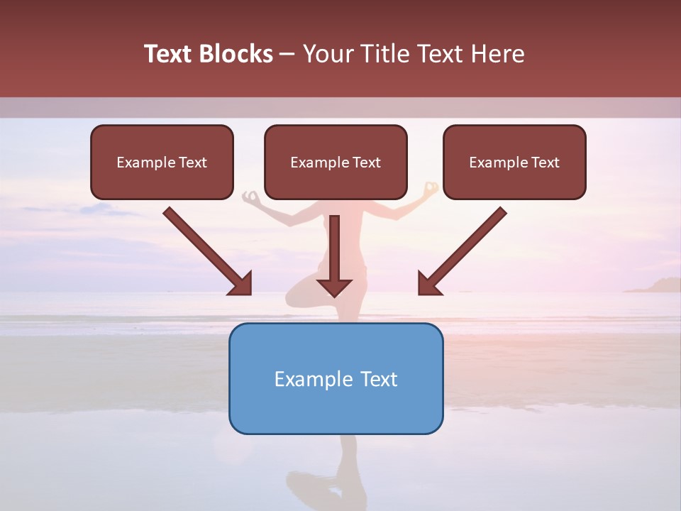 Meditation, Stand On One Leg PowerPoint Template