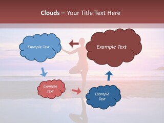 Meditation, Stand On One Leg PowerPoint Template