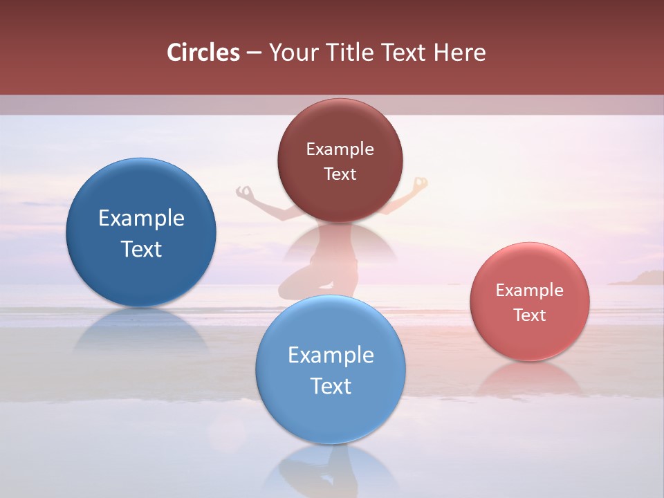 Meditation, Stand On One Leg PowerPoint Template