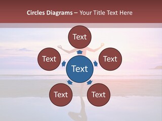 Meditation, Stand On One Leg PowerPoint Template