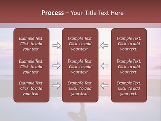 Meditation, Stand On One Leg PowerPoint Template