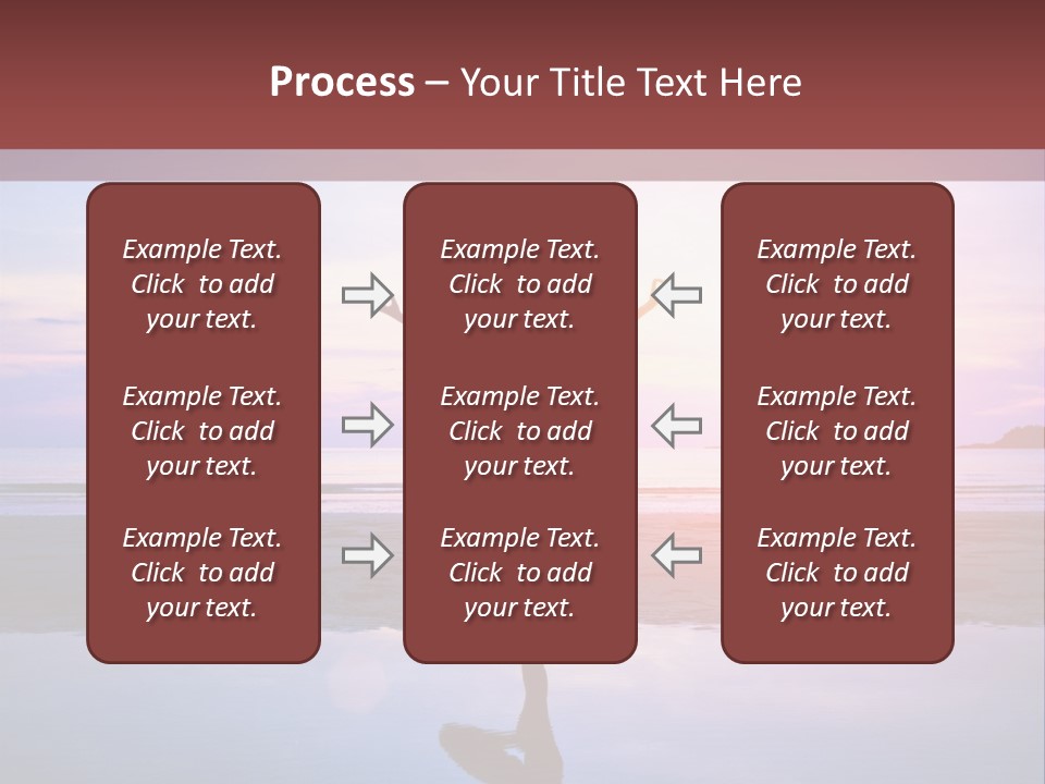 Meditation, Stand On One Leg PowerPoint Template