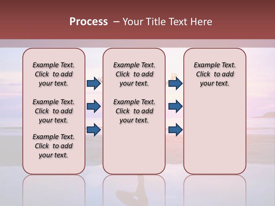 Meditation, Stand On One Leg PowerPoint Template