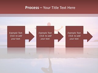 Meditation, Stand On One Leg PowerPoint Template