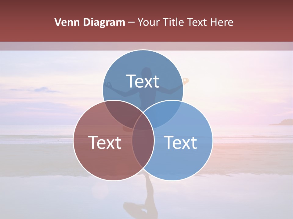 Meditation, Stand On One Leg PowerPoint Template