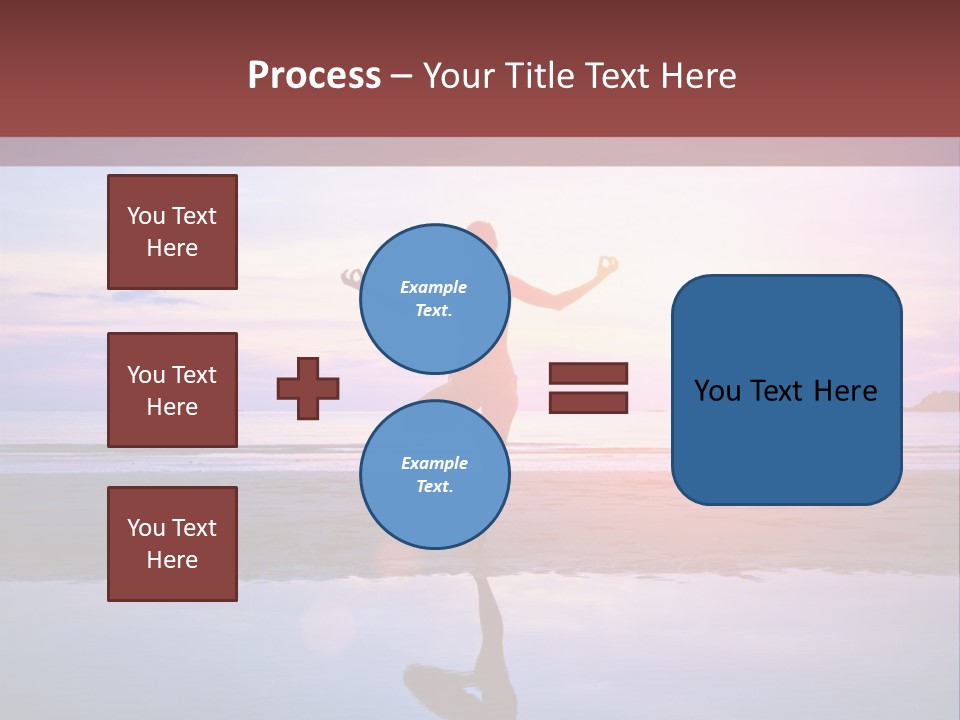 Meditation, Stand On One Leg PowerPoint Template