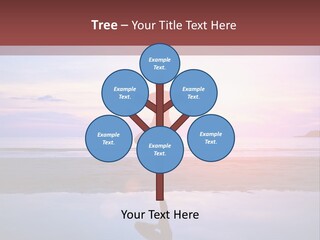 Meditation, Stand On One Leg PowerPoint Template