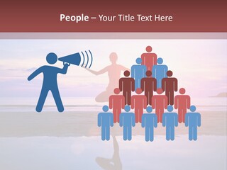 Meditation, Stand On One Leg PowerPoint Template