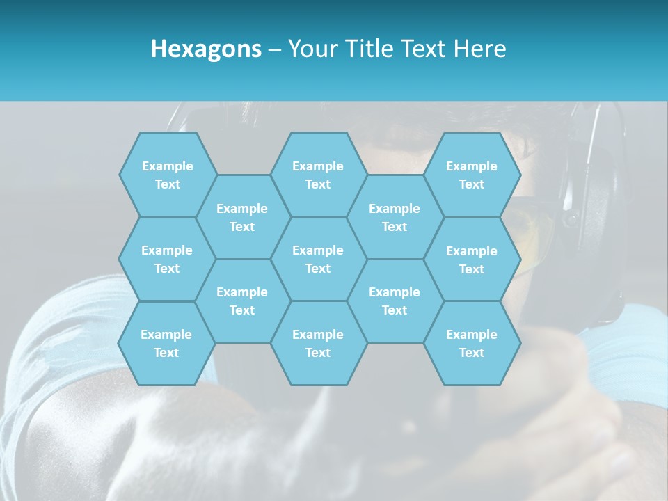 Man At The Shooting Range PowerPoint Template