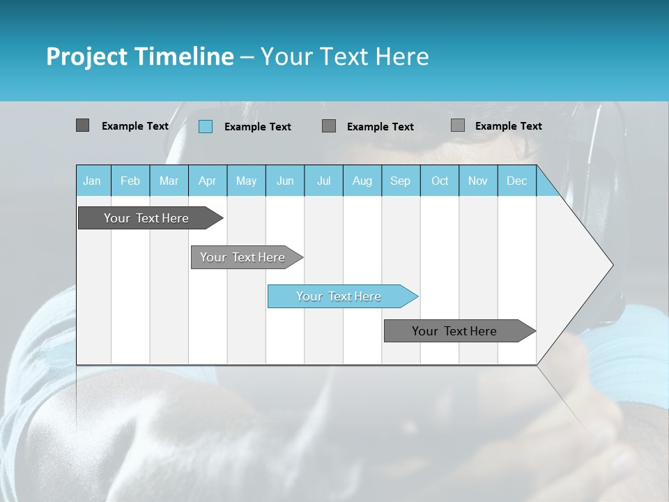 Man At The Shooting Range PowerPoint Template