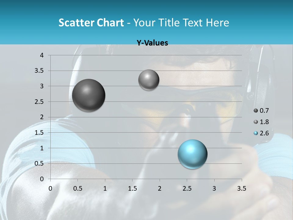 Man At The Shooting Range PowerPoint Template