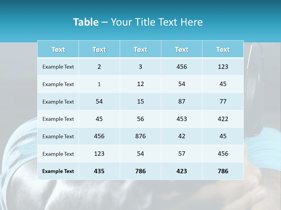 Man At The Shooting Range PowerPoint Template