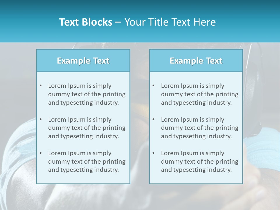 Man At The Shooting Range PowerPoint Template