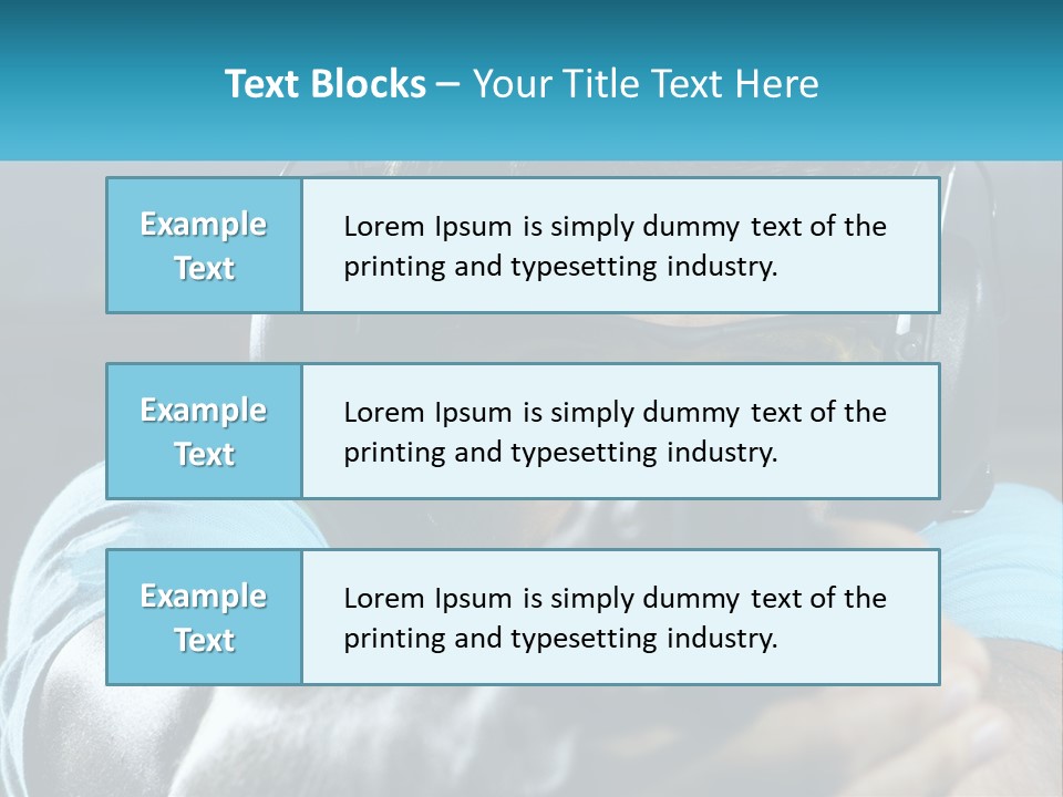 Man At The Shooting Range PowerPoint Template