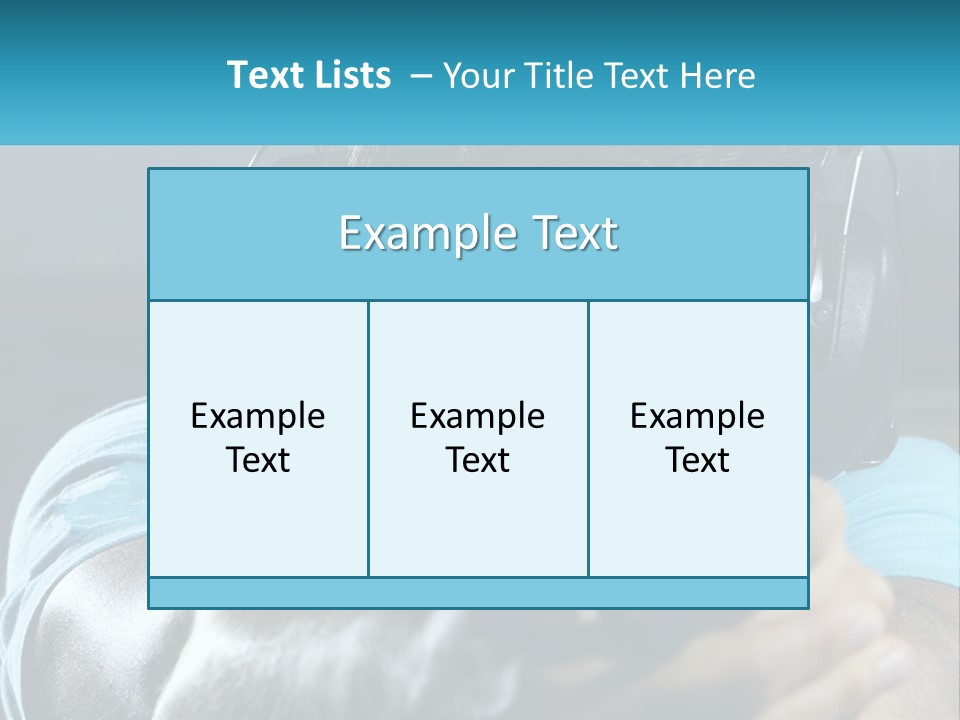 Man At The Shooting Range PowerPoint Template