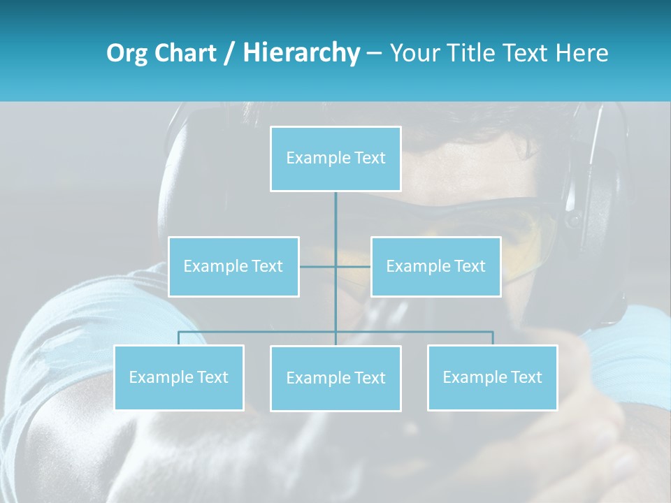 Man At The Shooting Range PowerPoint Template