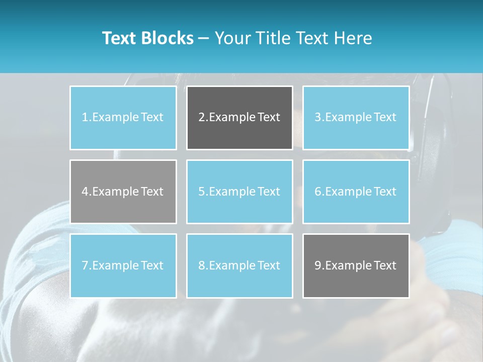 Man At The Shooting Range PowerPoint Template