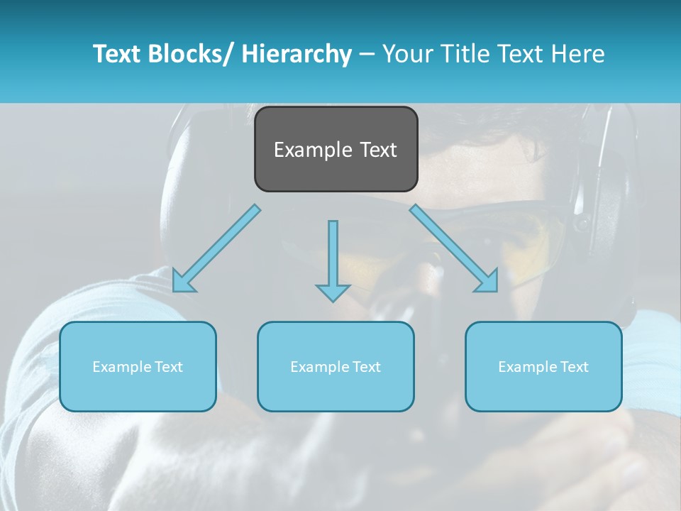 Man At The Shooting Range PowerPoint Template