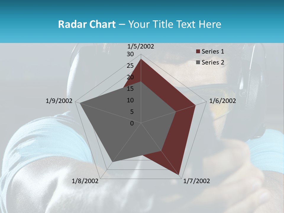 Man At The Shooting Range PowerPoint Template
