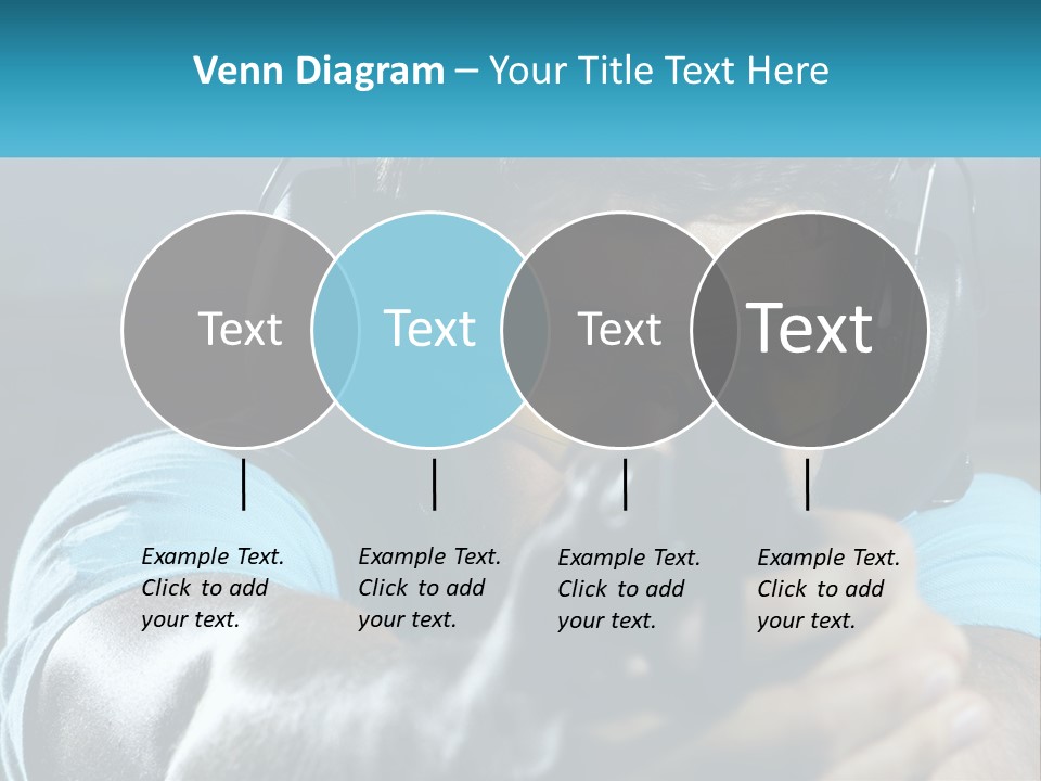 Man At The Shooting Range PowerPoint Template