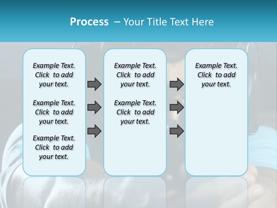 Man At The Shooting Range PowerPoint Template