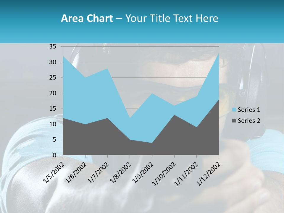 Man At The Shooting Range PowerPoint Template