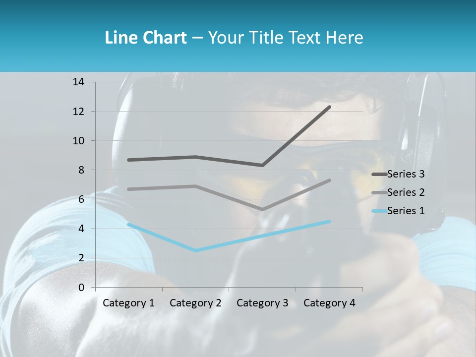 Man At The Shooting Range PowerPoint Template