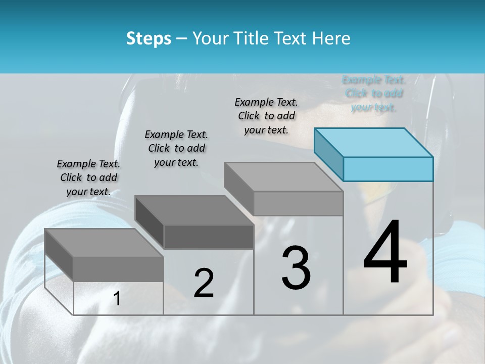 Man At The Shooting Range PowerPoint Template