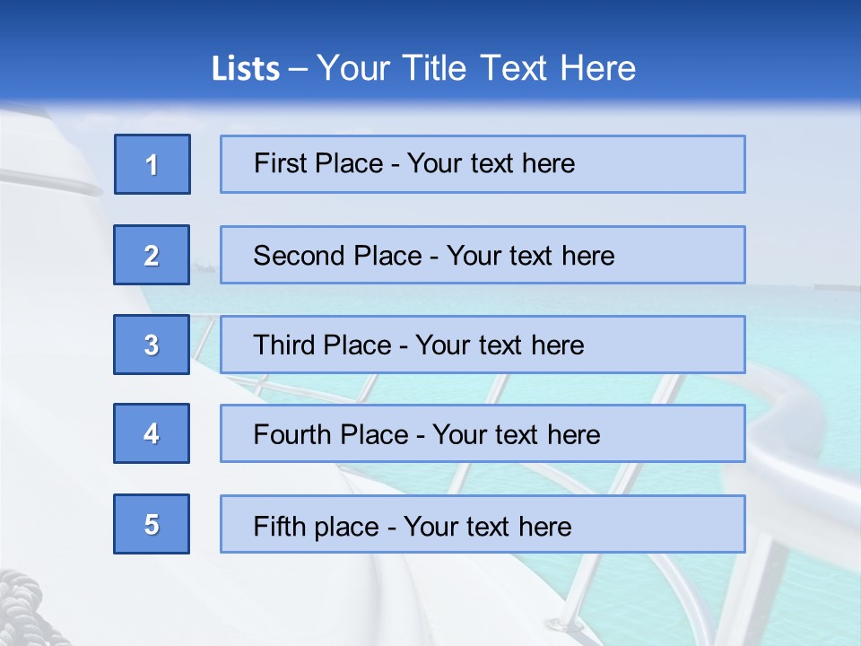 Yacht PowerPoint Template