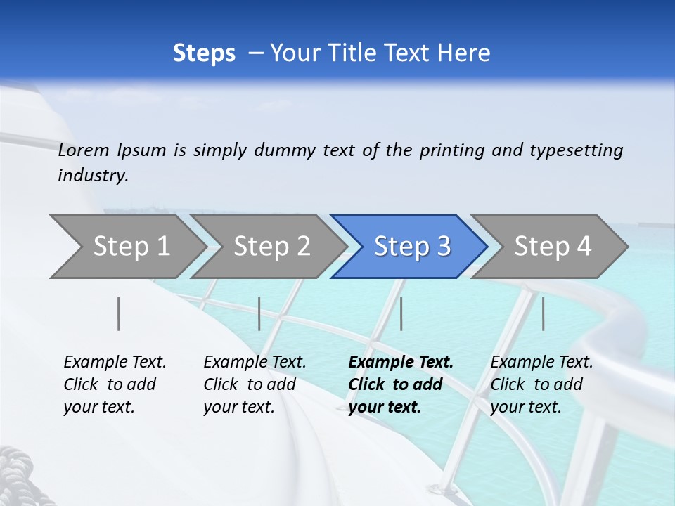 Yacht PowerPoint Template