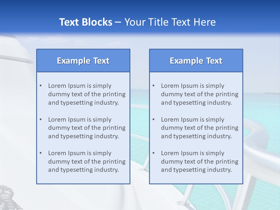 Yacht PowerPoint Template
