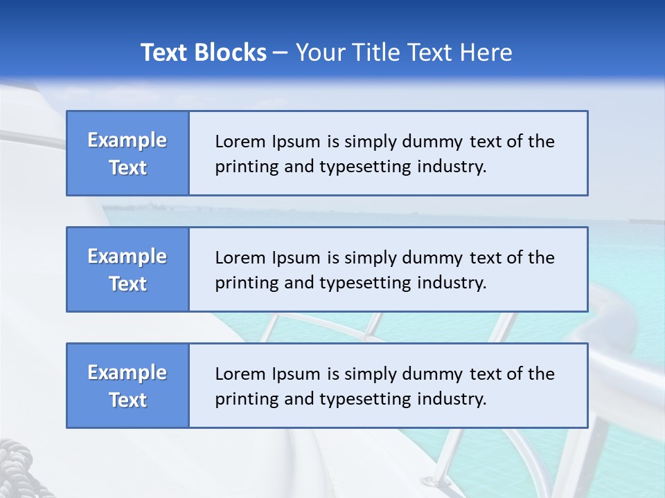 Yacht PowerPoint Template