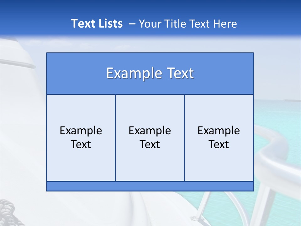 Yacht PowerPoint Template