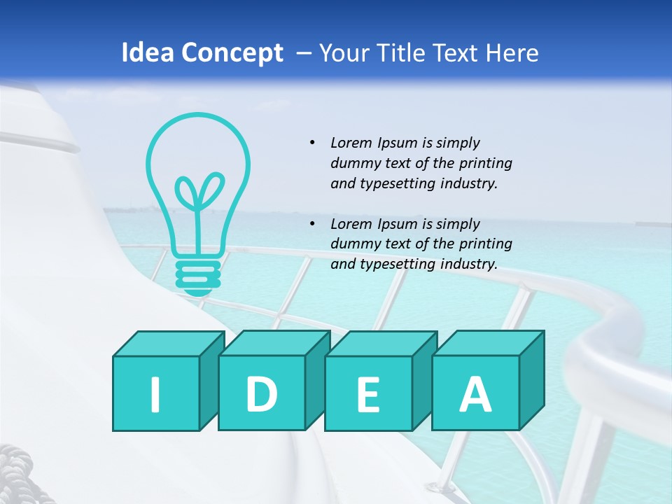 Yacht PowerPoint Template