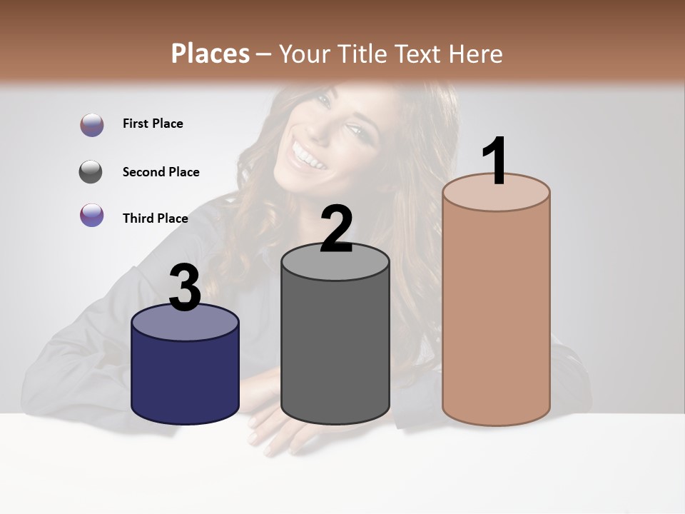 Girl Smiling PowerPoint Template