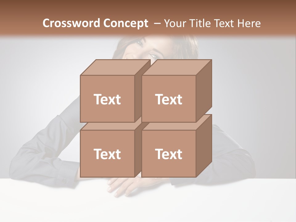 Girl Smiling PowerPoint Template