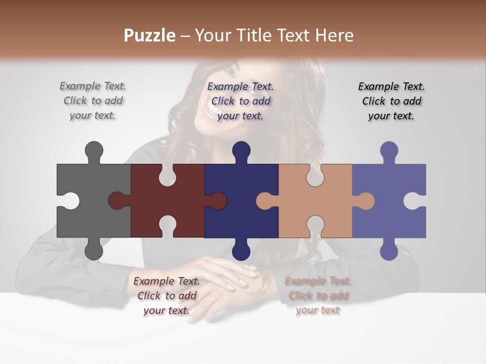 Girl Smiling PowerPoint Template