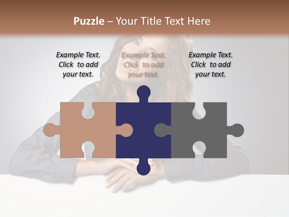 Girl Smiling PowerPoint Template