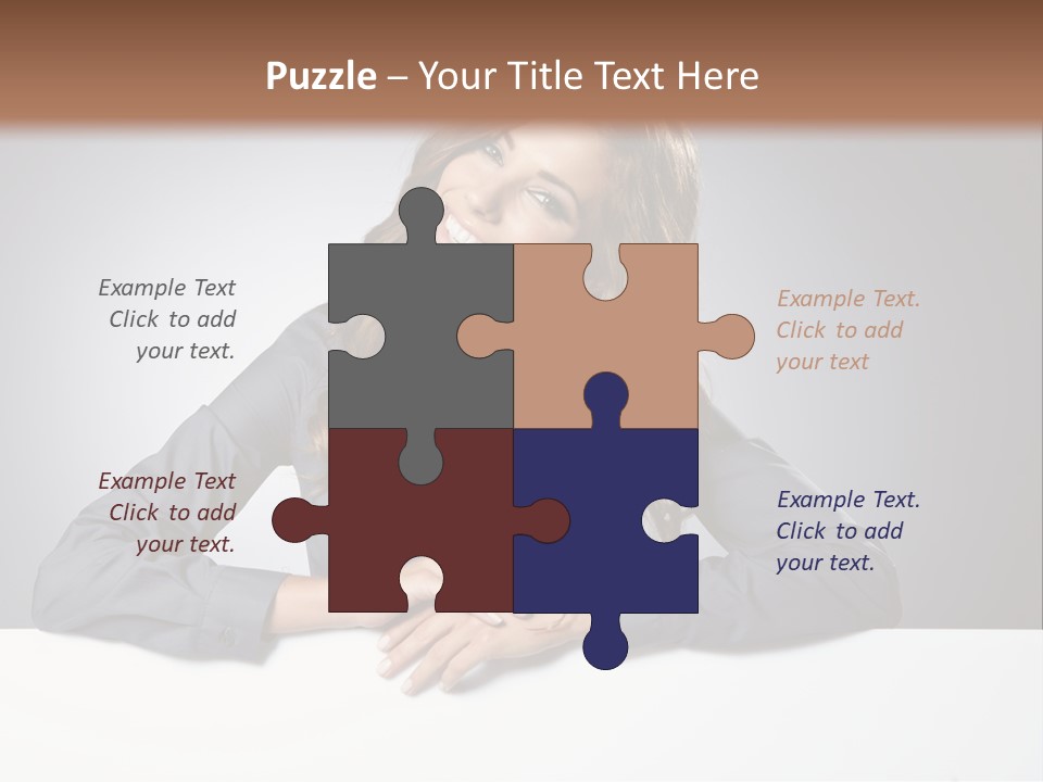 Girl Smiling PowerPoint Template