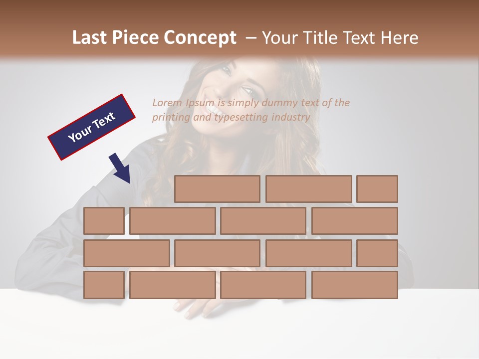 Girl Smiling PowerPoint Template