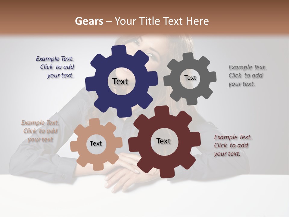 Girl Smiling PowerPoint Template