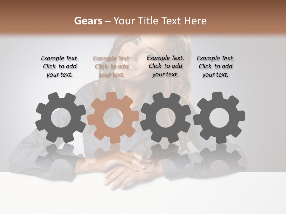 Girl Smiling PowerPoint Template