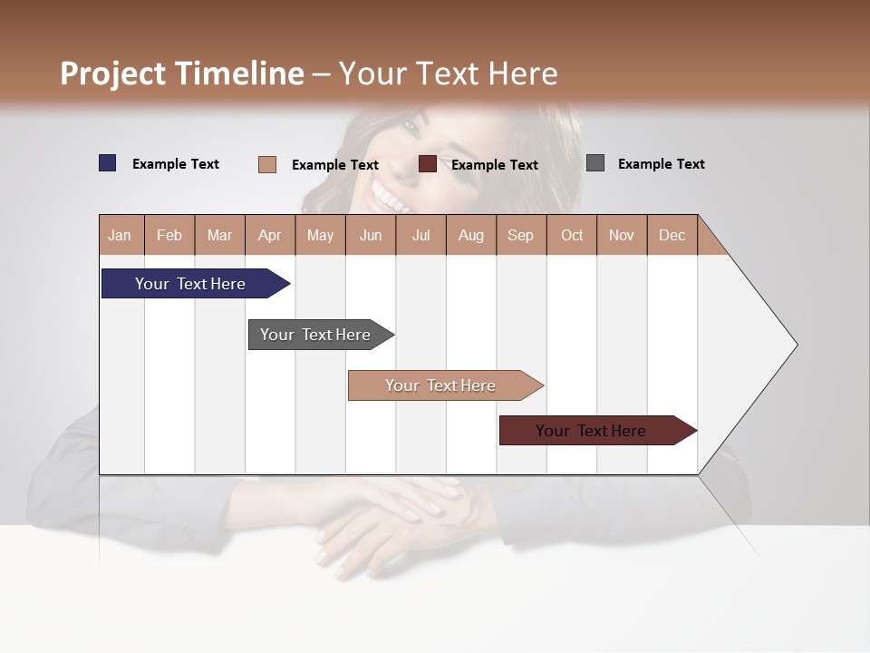 Girl Smiling PowerPoint Template