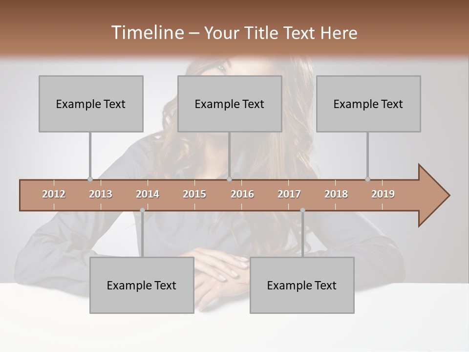 Girl Smiling PowerPoint Template