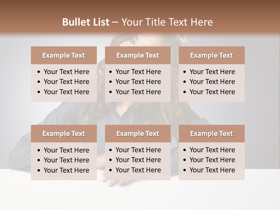 Girl Smiling PowerPoint Template