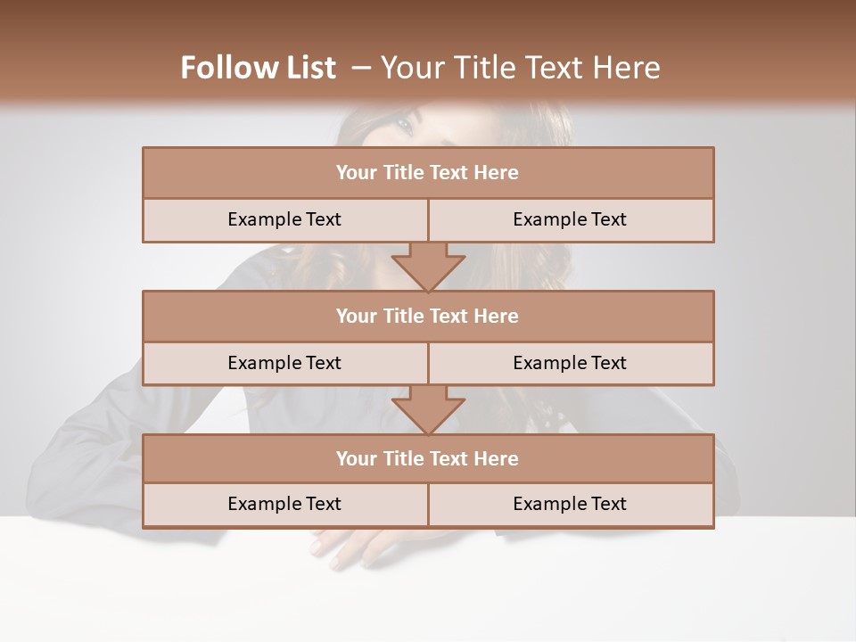 Girl Smiling PowerPoint Template