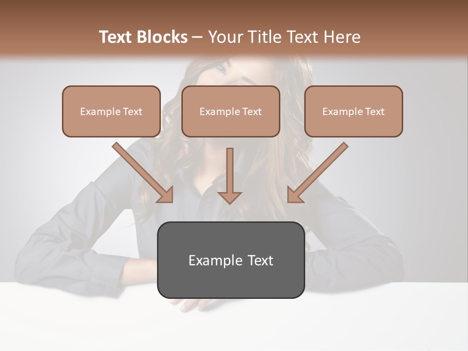 Girl Smiling PowerPoint Template